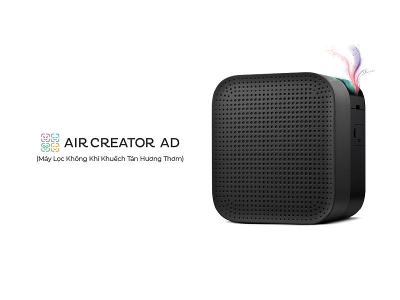 AIR CREATOR - M&aacute;y lọc kh&ocirc;ng kh&iacute; khuếch t&aacute;n hương thơm MCMH55AVM7K (M&agrave;u Đen) - Den